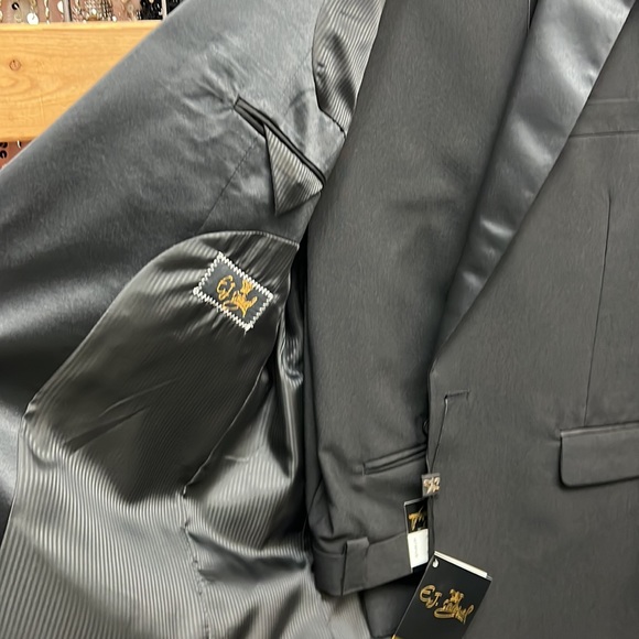 NWT,EJ Samuel Black Tuxedo (TUX101) black,made in Italy,black - Picture 8 of 17